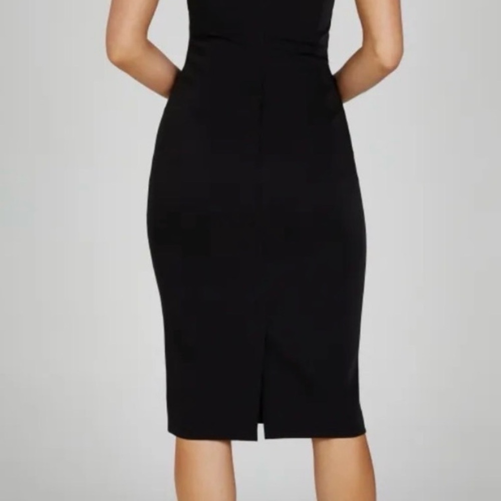 Meshki Black Strapless Midi Dress - Picture 2 of 5